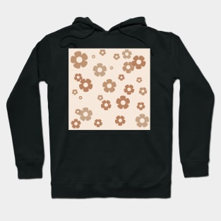 Retro Flowers Neutral Hoodie